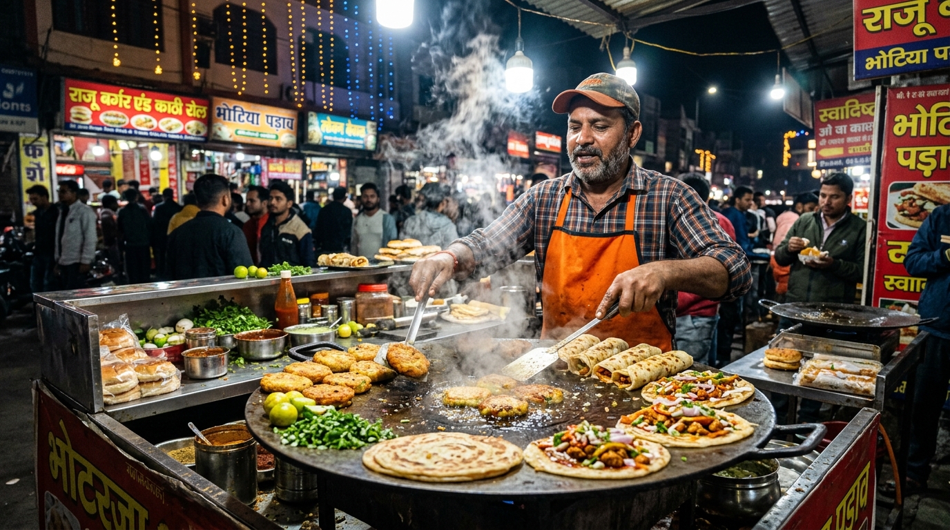 Bhotia Parao Street Food Haldwani